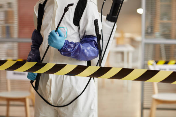 Professional Infectious Disease Decontamination technician working in Goliad, TX